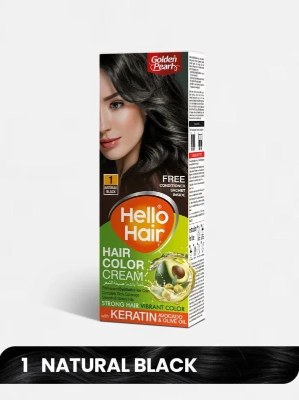 Hello Hair Hair Color Natural Black 1